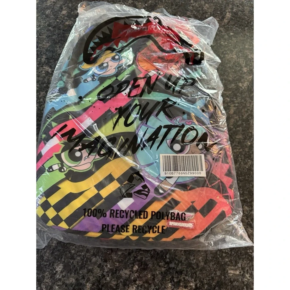 Sprayground Powerpuff Girls Rainbow Smash Backpack‎ NWT